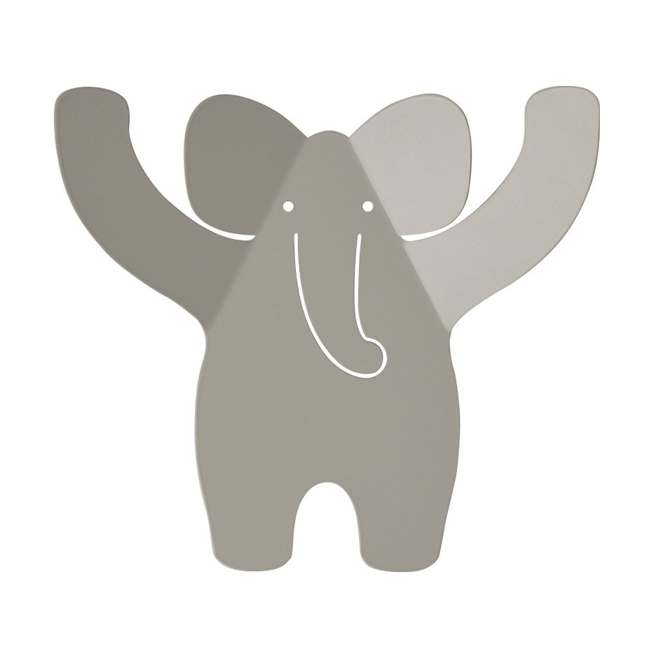 Colgador de pared de elefante