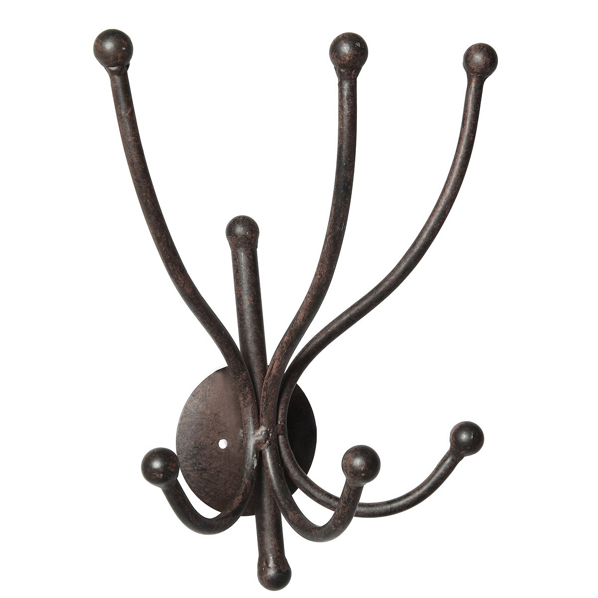 3 haken - antiek bruin 28cm