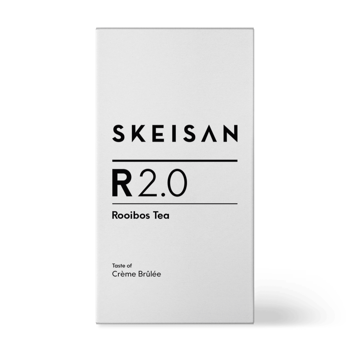 R 2.0 Teeglas: Aromatisierte Rooibos- ⁄ Früchteteemischung mit Vanille-Karamell Geschmack