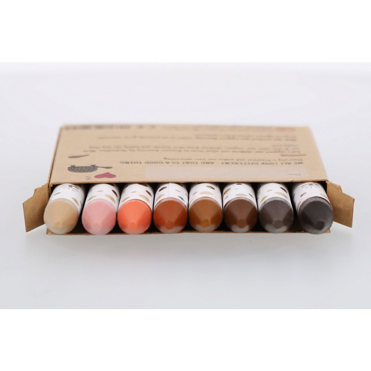 8 Skin Tones Crayons (English Edition)