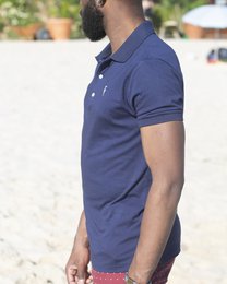 Blaues Poloshirt Herren Sommer | Sanwin Strandbekleidung