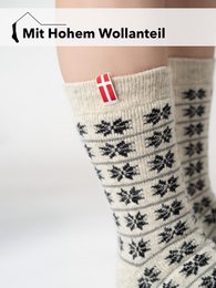 Scandinavian wool socks "Denmark"
