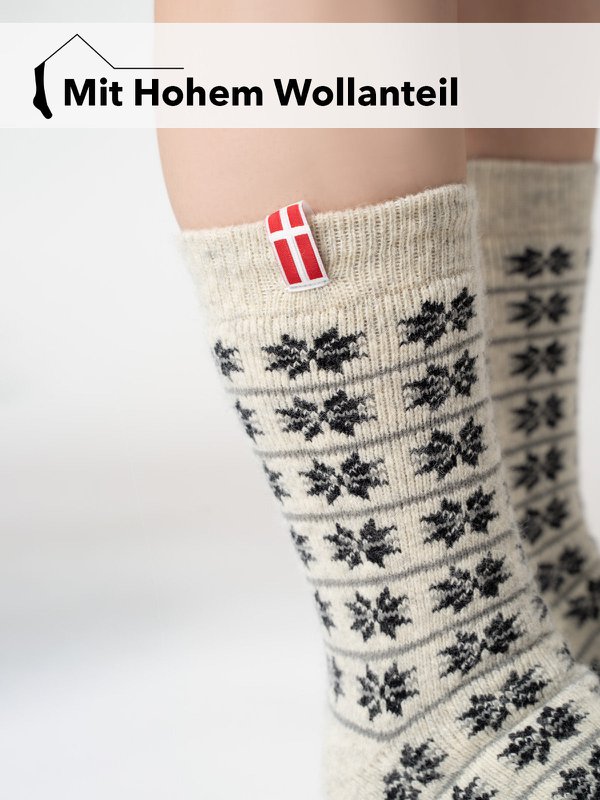 Scandinavian wool socks "Denmark"