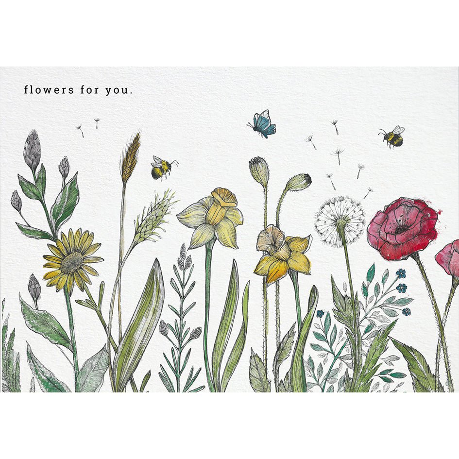 Postcard – flower meadow