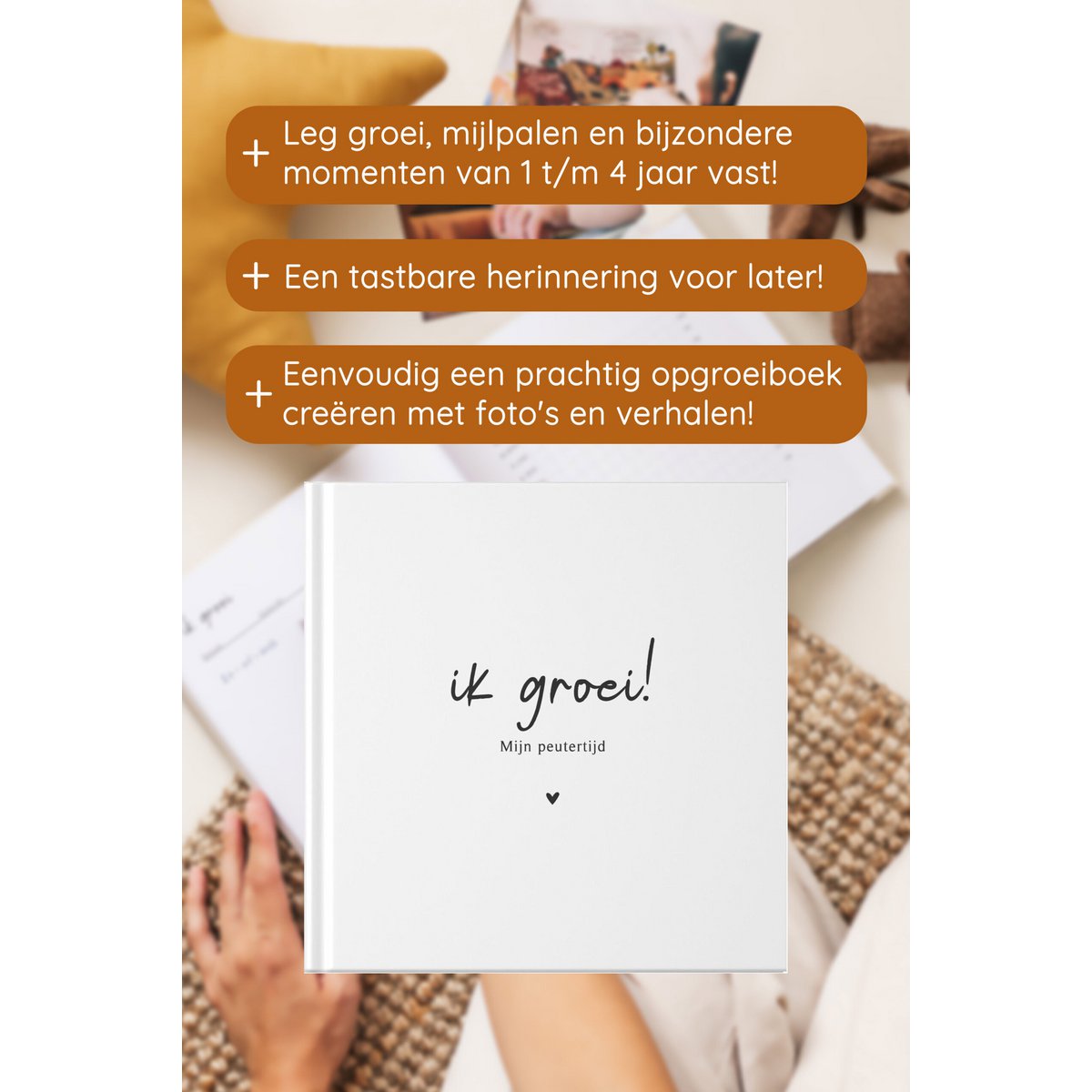 Fyllbooks Opgroeiboek Ik groei!