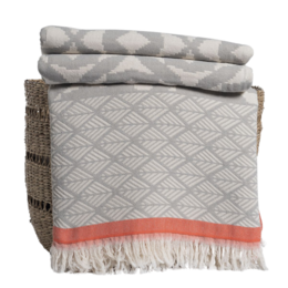 Jacquard Hamam Plaid 'May' 170x130 cm