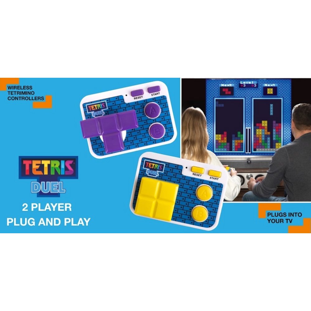 Tetris Duel - tv plug & play - 2 wireless controllers