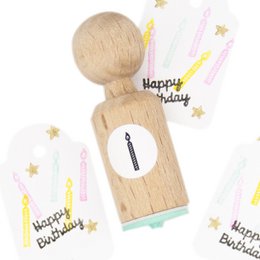 Mini Candle Stamp – Ideal for craft Retail Birthday & Celebration Collections