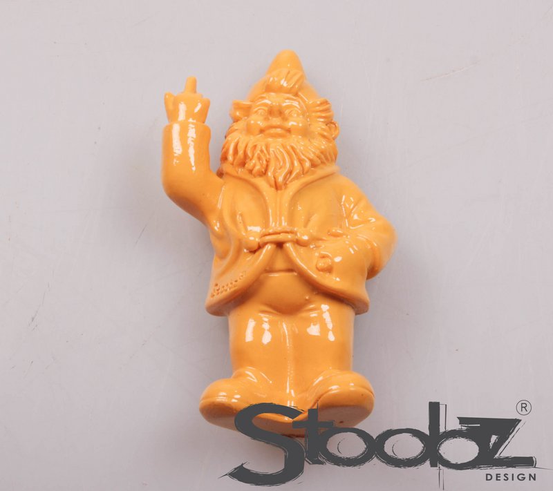 Stoobz Design F*CK You Kaboutter Magneet 4 Klr Ass l/r/g/f 9 cm