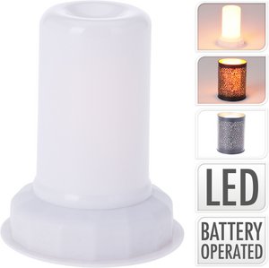 LED lamp flame effect with timer Ø8xh9cm