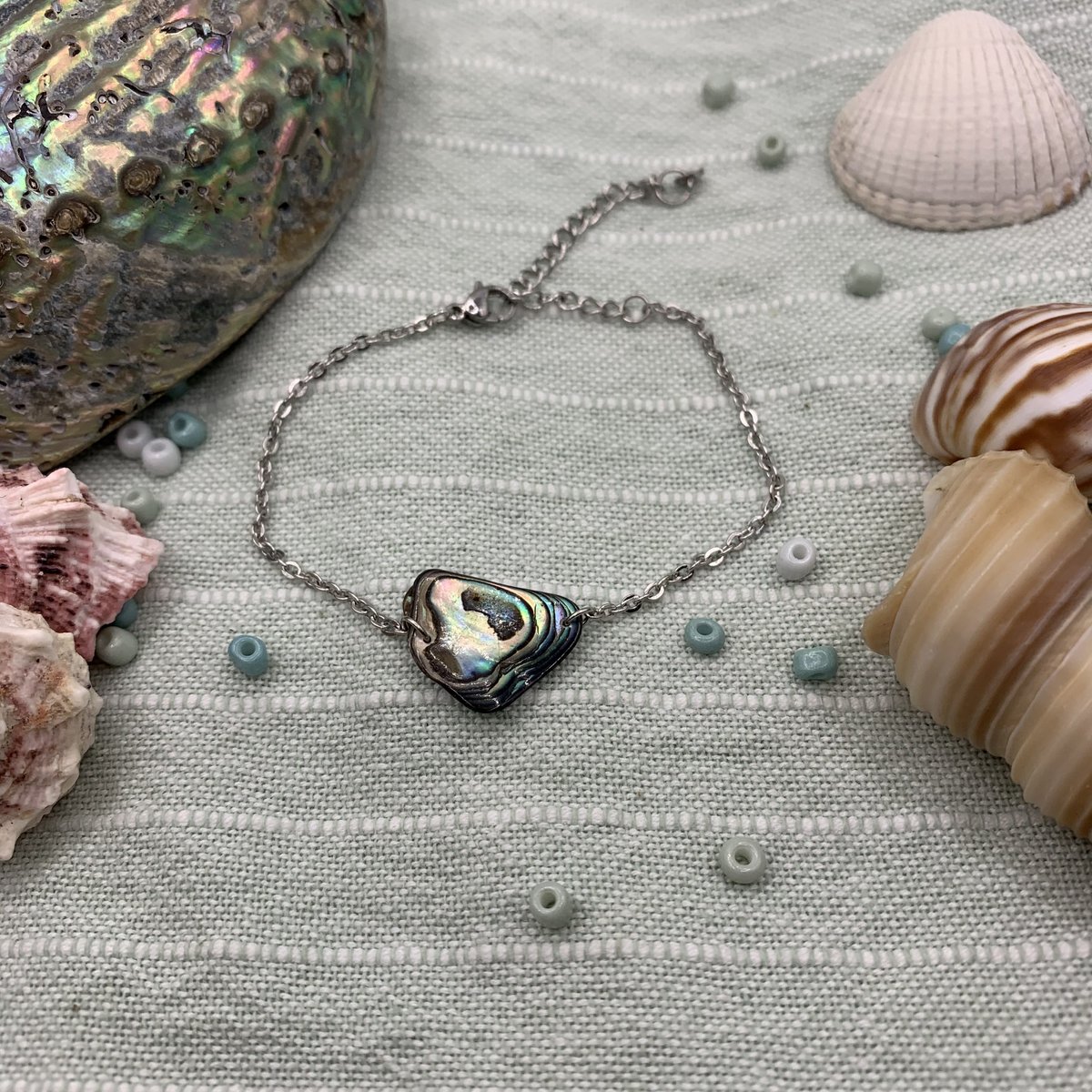 Shell bracelet | Abalone handmade cute ocean lover jewellery
