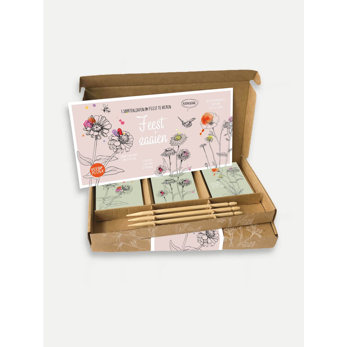 Cadeaudoosje Feest zaaien