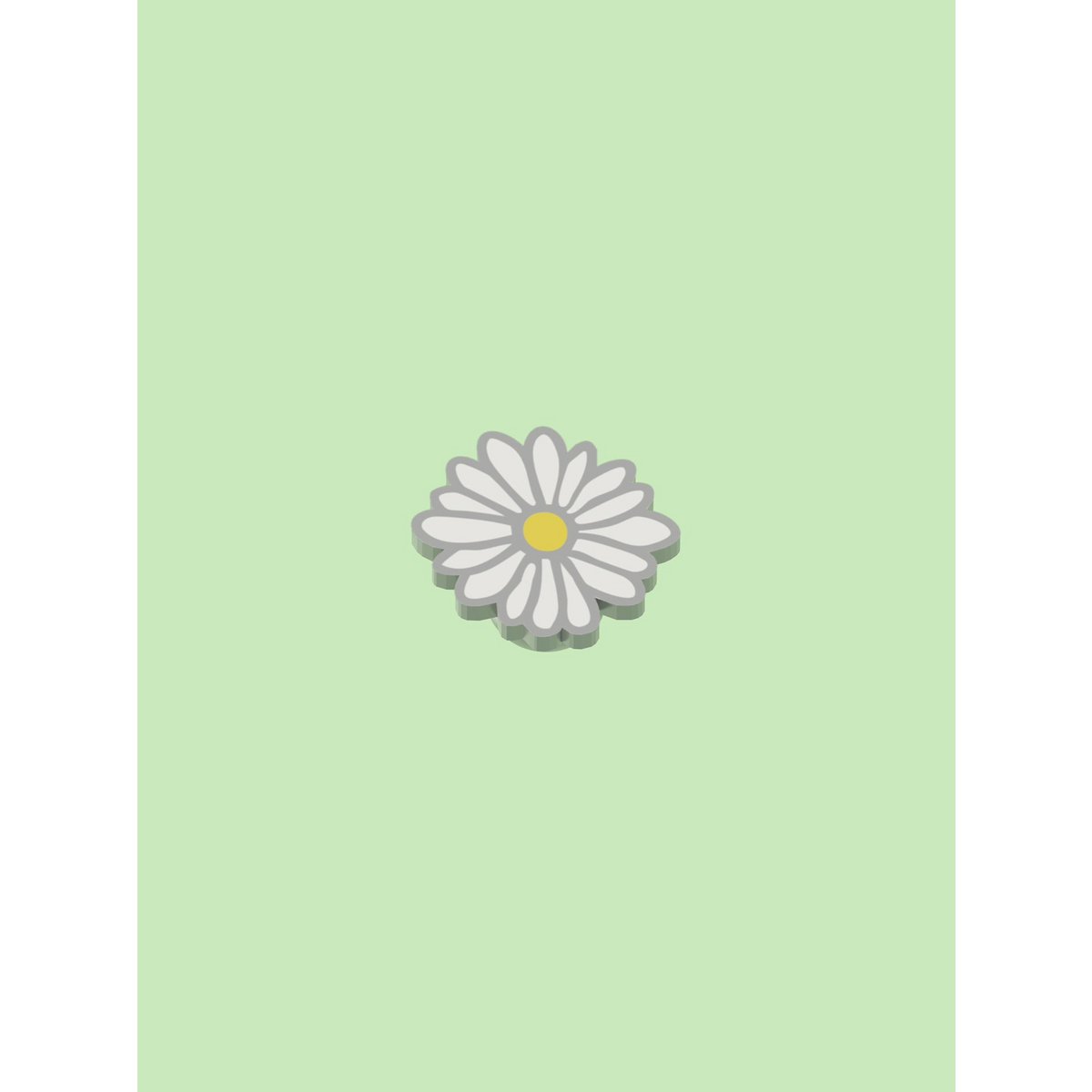 Flower dog collar pendant
