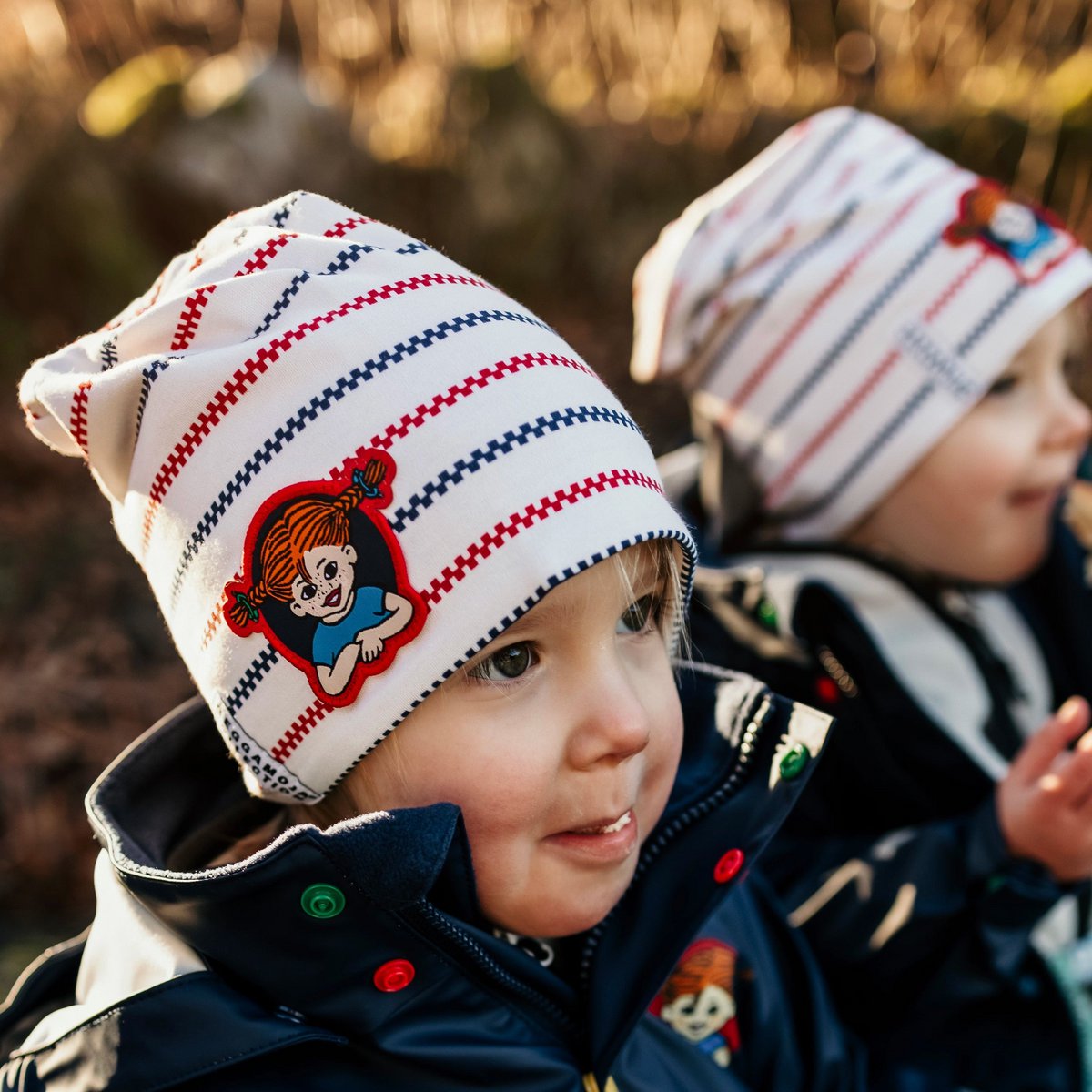 Mütze Pippi Langstrumpf gestreift