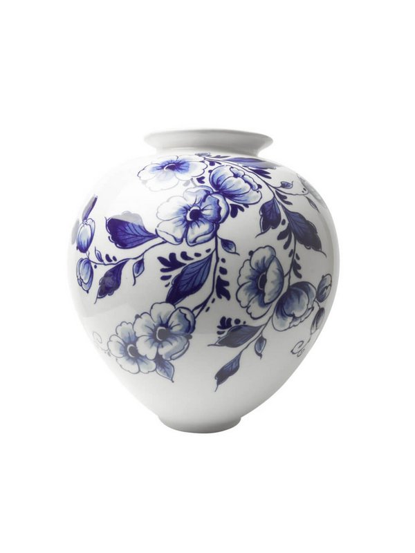 Zwiebelvase blüht groß