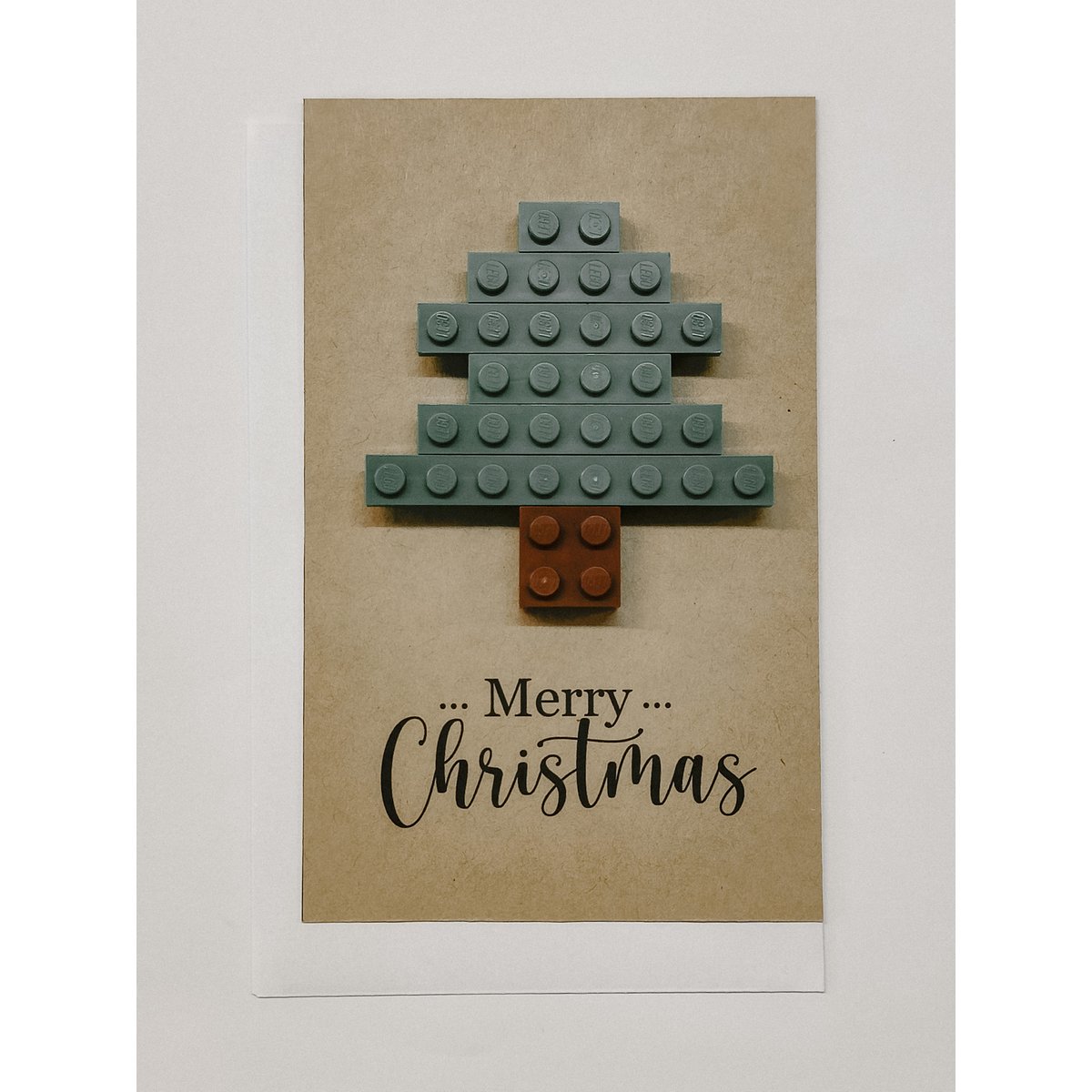 Lego-Weihnachtskarte - Weihnachtsbaum