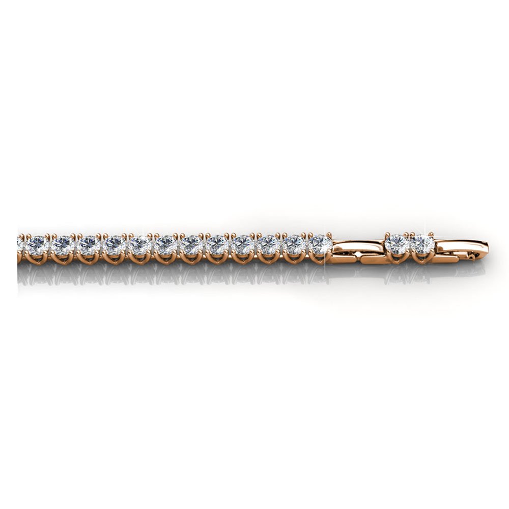 Pulsera Venus - Or Rosé et Cristal