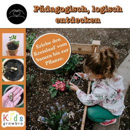 growbro kids set per la coltivazione di arachidi, set per la scoperta del giardino, bambini ricercatori, regalo per bambini, regalo di compleanno per bambini, esperimento da portare con sé