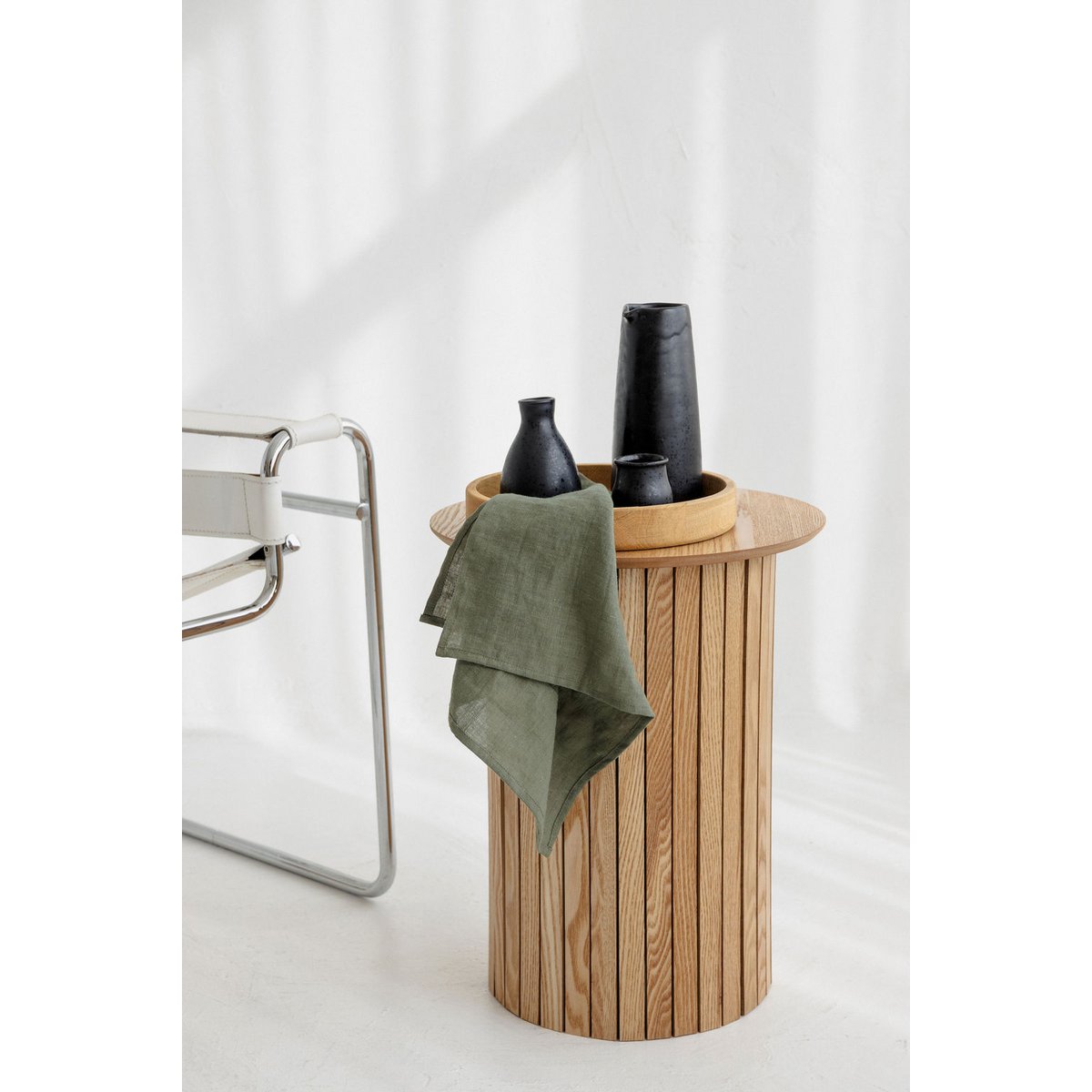 Tovaglioli Nordic Moss Green (set da 2) / 100% lino