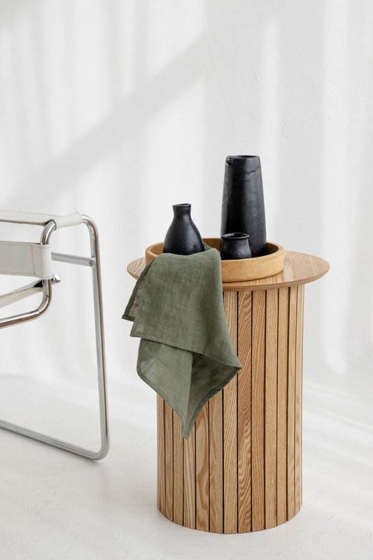 Napkins Nordic Moss green  (set of 2) / 100% linen