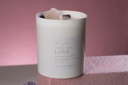 LOVE - Vela perfumada de cristal