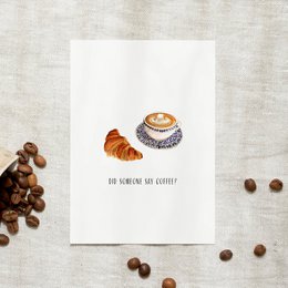 Postkaart - Zei iemand koffie?