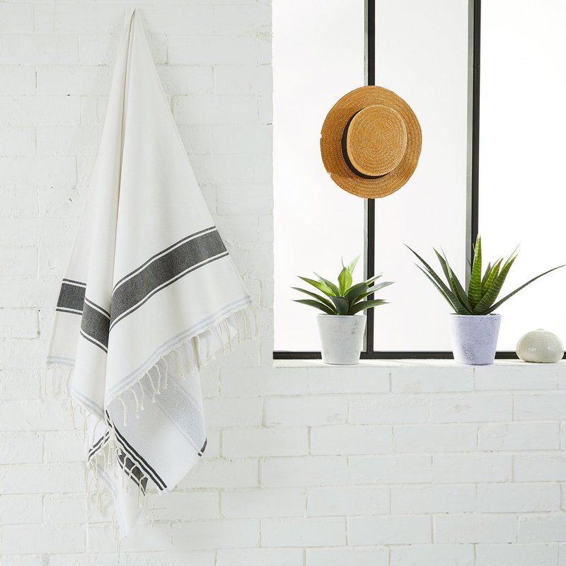 Terry Cyclades Fouta - Strand og Hammam håndklæde