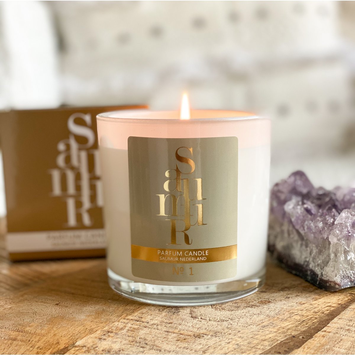 VELA PERFUME SAUMUR BLANCO