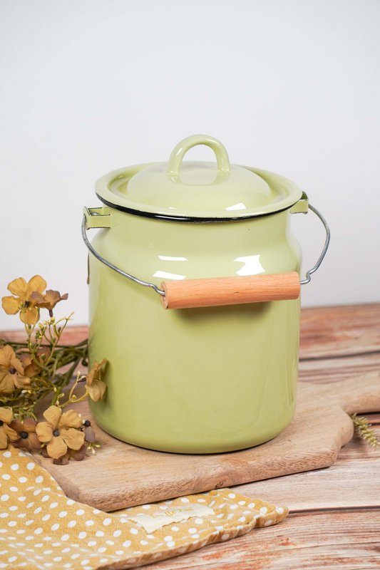 Emalje mælk kan citron 3,3 l isabelle rose