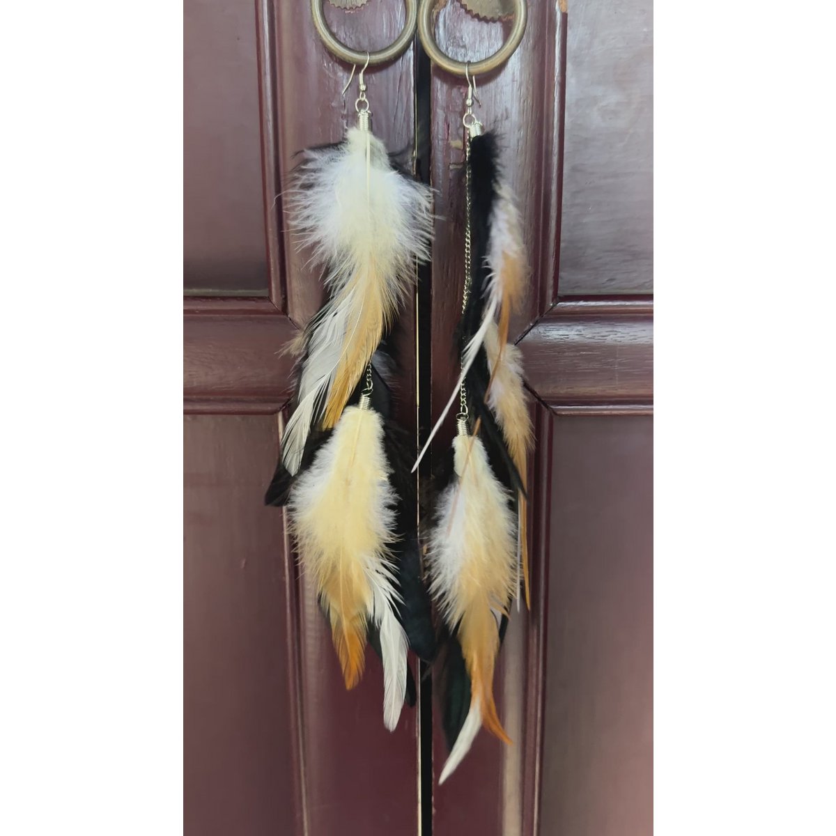 Soul sauvage - boucles d'oreilles boho avec de longues ressorts