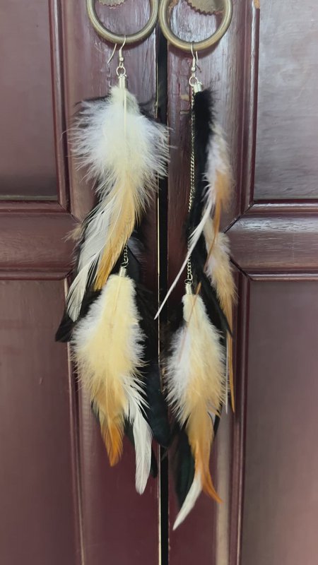 Wild soul - Boho earrings with long springs