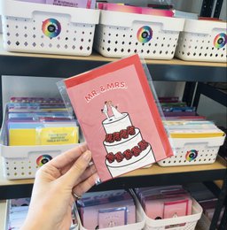 Mr. & Mrs. Cake Greeting Card