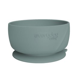 BOL EN SILICONE AVEC VENTOUSE VERT