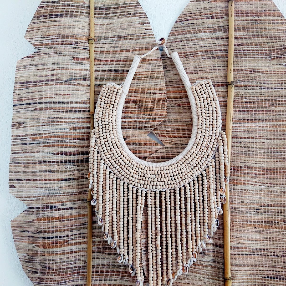 Houten kralenketting
