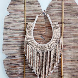 Houten kralenketting