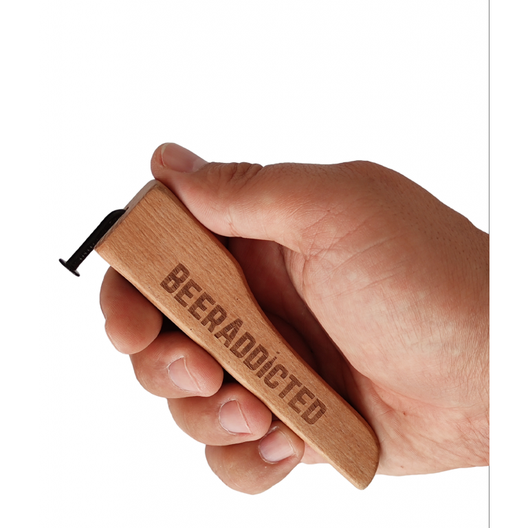 Wooden Bottle Opener BeerAddicted