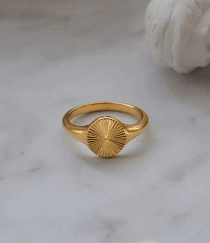 Peyton - Geometrischer Starburst-Ring