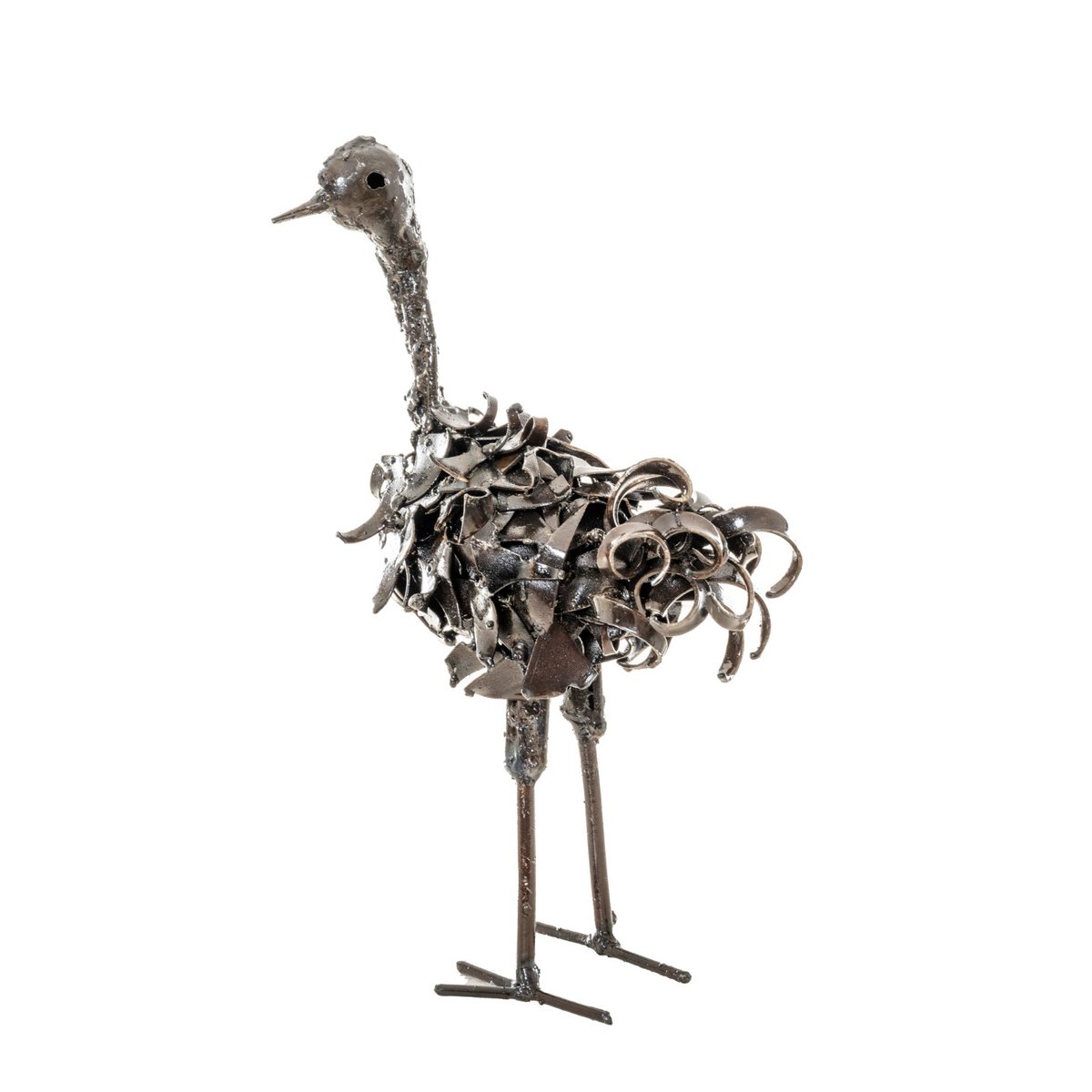 METAL NATURAL SMALL OSTRICH