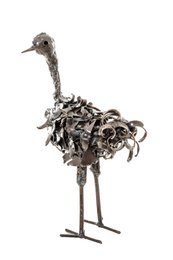 METAL NATURAL SMALL OSTRICH