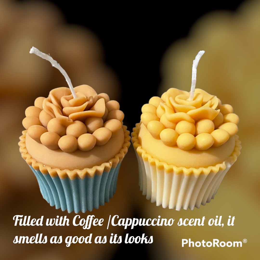 Floral Cupcake - Colour & Scent at Your Choice!