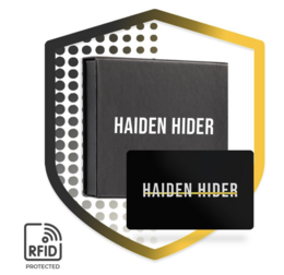 RFID- und NFC-Sperrkarte und Anti-Skimming-Karte – Signalblocker – Anti-Skim-Karte – 5,4 x 8,6 x 0,1 cm – Schwarz