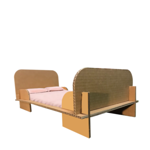 Cardboard Doll's Bed