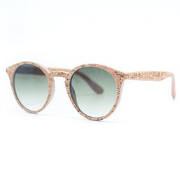 Cork UV protection women eyewear sunglasses (Including case L-500) L-858