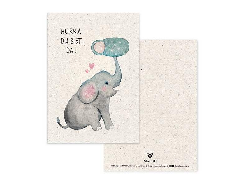 Carte postale Hourra tu y es