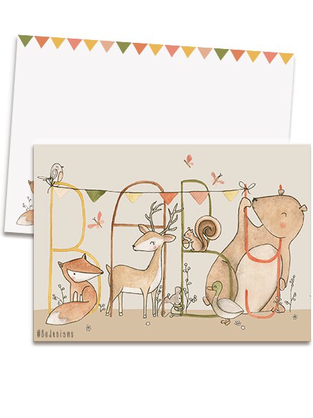card + envelope - BABY