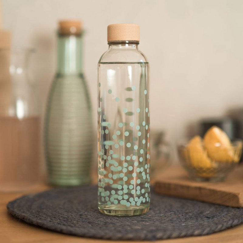 PUR BONHEUR Bouteille en verre 0,7 l