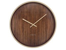 Vægur NeXtime Oslo Large 50 cm brun