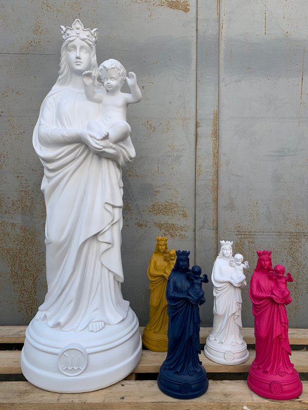 Notre-Dame-de-la-Garde-Statue 80 cm Ich sah die Jungfrau – zeitlose Farben