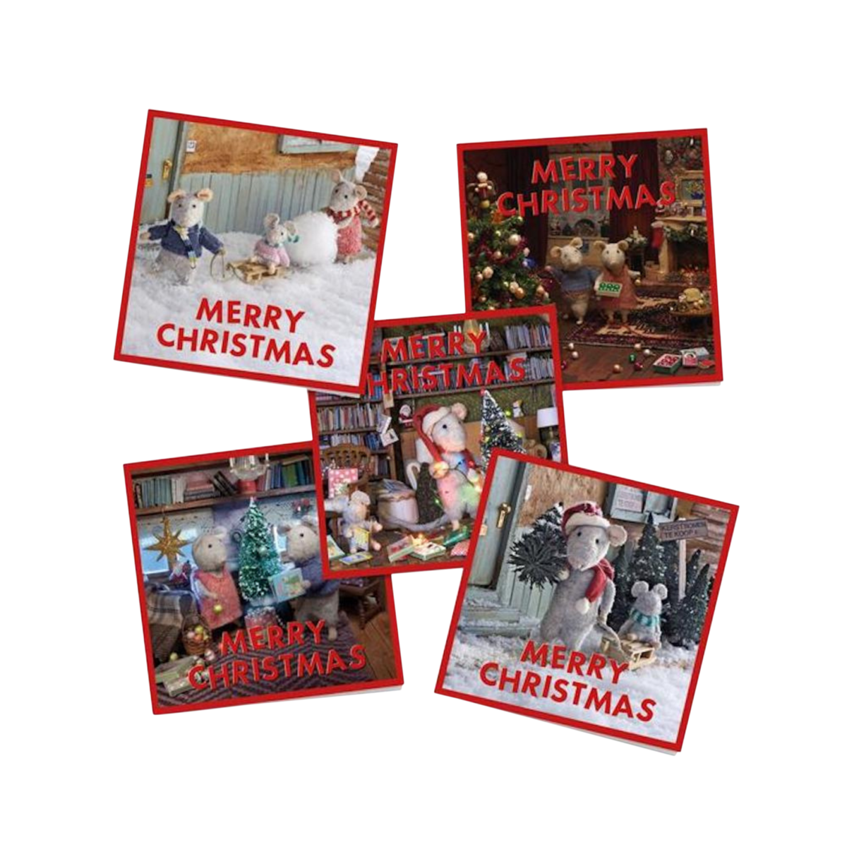 Set de Tarjetas de Navidad - La Casa del Ratón