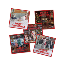 Set de Tarjetas de Navidad - La Casa del Ratón